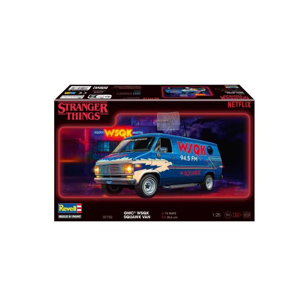 Plastic ModelKit STRANGER THINGS auto 07732 - GMC® WSQK Squawk Van (1:25) (obrázek 10)