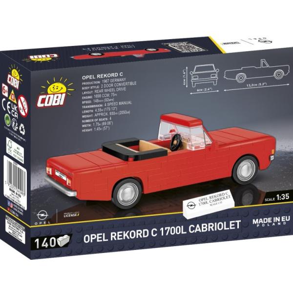 Cobi Opel Rekord C 1700 kabriolet, 1:35, 137 k