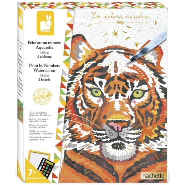 Janod Atelier Set Maxi Pittura Per Numeri Bestie Dai 7 Anni-image