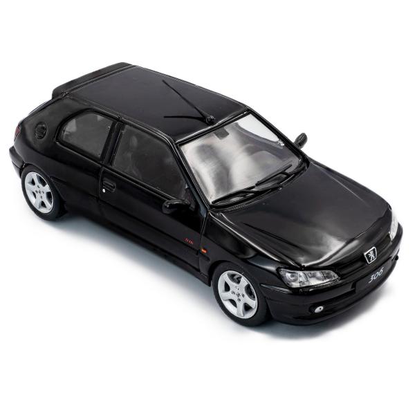 1:43 PEUGEOT 306 S16 NOIR ONYX 1994 - SOLIDO