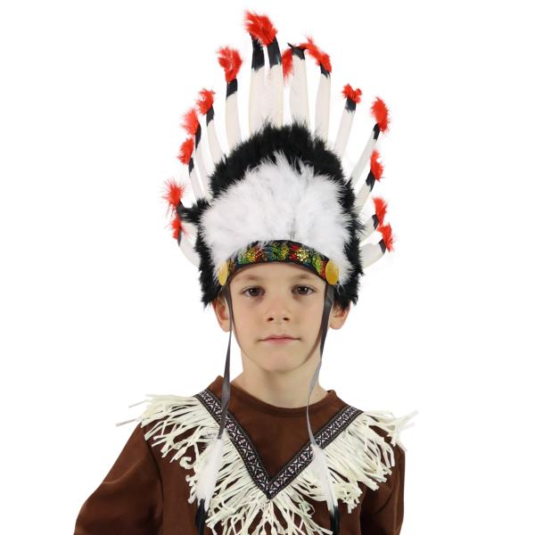 Indiánská čelenka náčelník (obrázek 4)