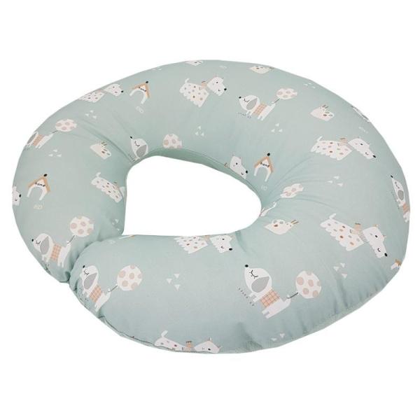 EKO Kojící polštář malý VELVET Dogs Mint 60x60 cm (obrázek 3)