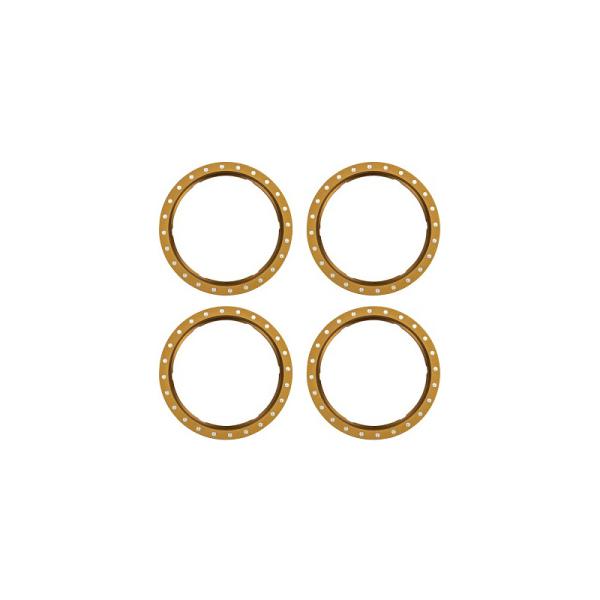 Traxxas kroužek Beadlock hliníkový bronzový (4)