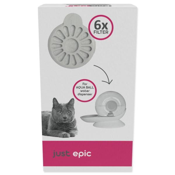 Filtr Epic Pet uhlíkový pro AQUA BALL zásobník na vodu 6ks