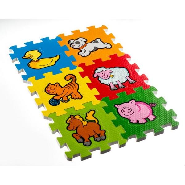 Pěnové puzzle Moje první zvířátka 15x15x1, 2cm 6ks MPZ (obrázek 4)