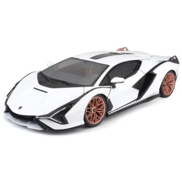 Bburago 1:18 TOP Lamborghini Sián FKP 37 White/Black