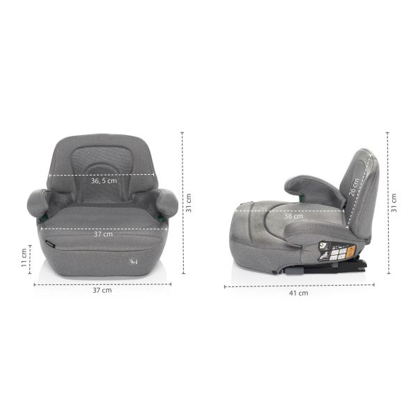 Autosedačka iBooster i-Size, Boss Grey