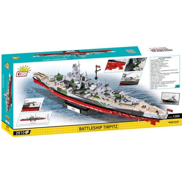 Cobi II WW Battleship Tirpitz, 1:300, 2880 k