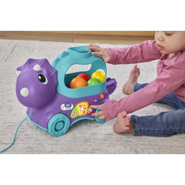 Fisher Price Hrající dino s vyskakujícími míči CZ/SK/ENG/HU/PL (obrázek 4)