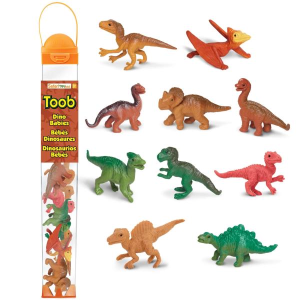 Safari® Toob Mláďatá dinosaurov 10 figúrok