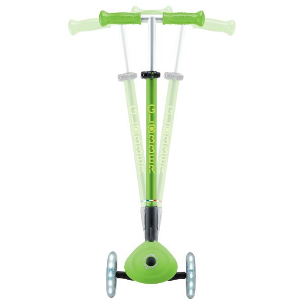 Globber dětská skládací koloběžka Elite Lights Apple Green (obrázek 8)
