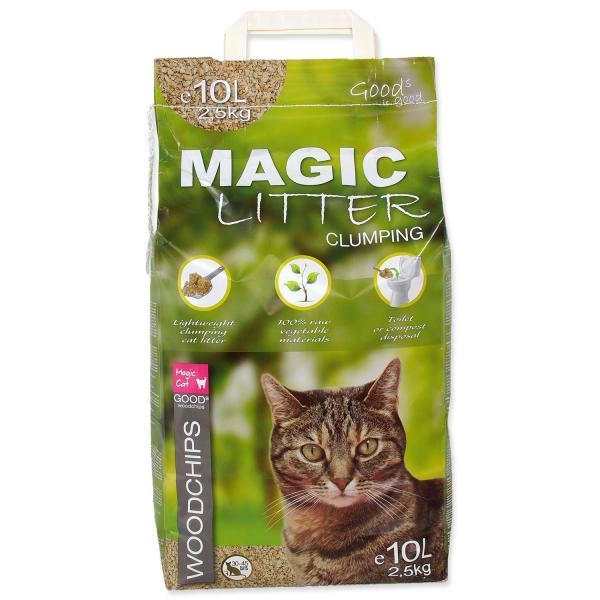 Podestýlka Magic Litter Woodchips 2,5kg 10l