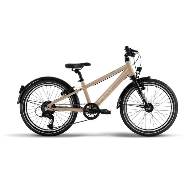 PUKY Detský bicykel 20" CYKE 20-7 ACTIVE, Sand - Black