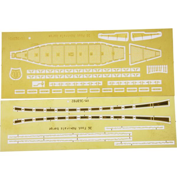 Vanguard Models admirálský člun 36" 1:64 kit (obrázek 8)
