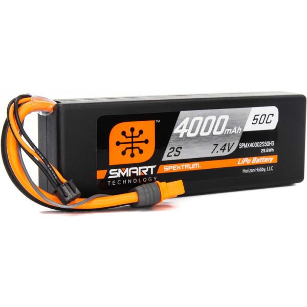 Spektrum Smart LiPo 7.2V 4000mAh 30C IC3