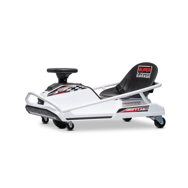Beneo Motors driftovací Motokára 24V, bílá, 300W Bezkartáčový Motor, Lithiová baterie, Dr (obrázek 5)