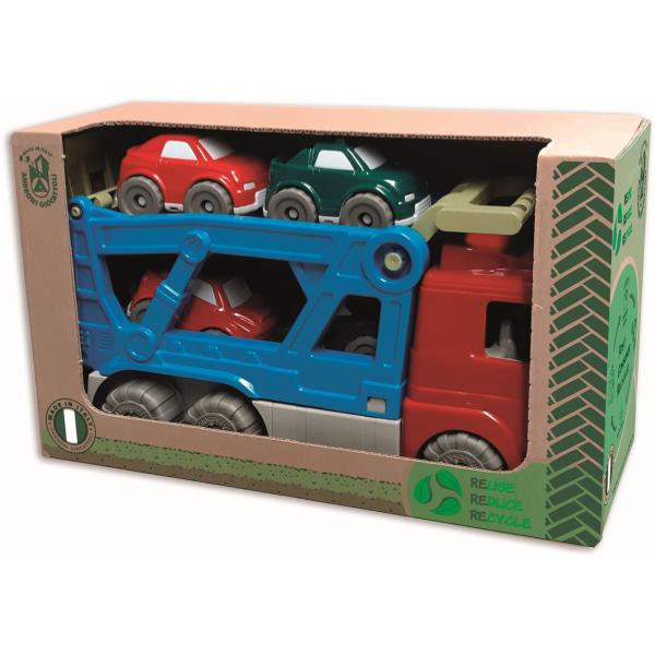 Androni RECYKLACE Autotransportér se 4 auty – 49 cm