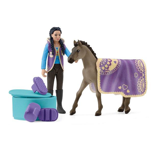 Schleich Skrášľovacia sada pre kone Criollo Definitivo s Kim