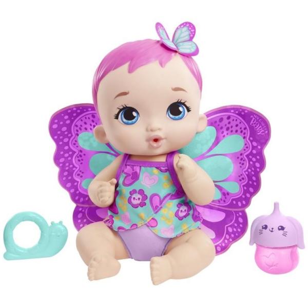 Mattel My Garden Baby Moje první miminko Purpurový motýlek GYP09