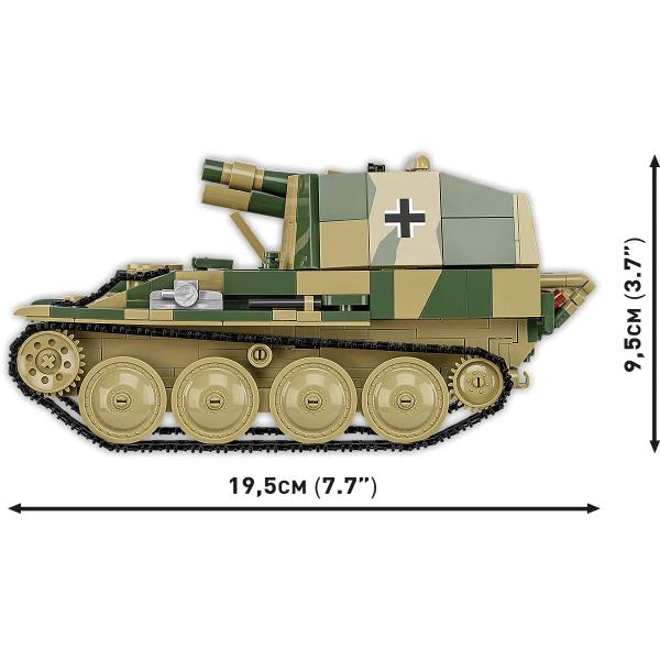 Cobi 2665 World War II Sd.Kfz. 138/1 GRILLE Ausf. M, 1:28, 724 k, 1 f (obrázek 10)