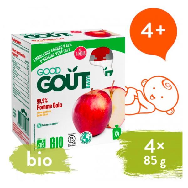 4x GOOD GOUT BIO Jablko 85 g