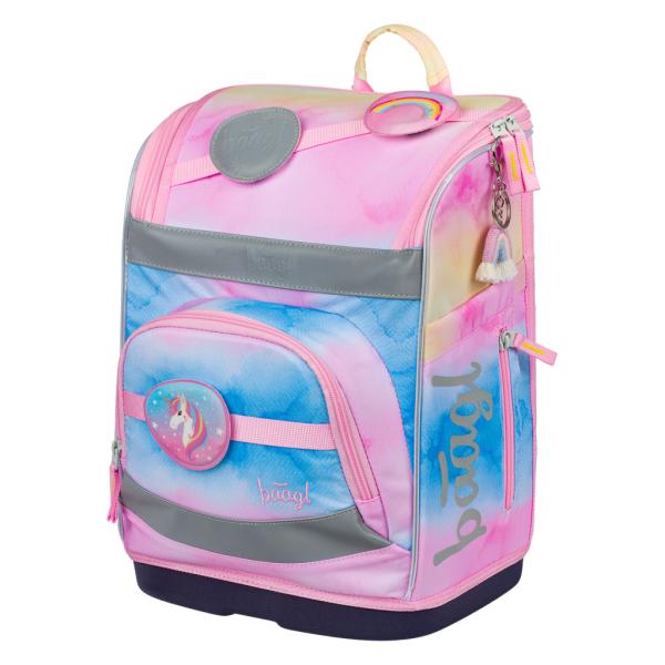 BAAGL SADA 5 Zippy Plus Rainbow Unicorn: aktovka, penál, sáček, zástěra, peněženka (obrázek 3)