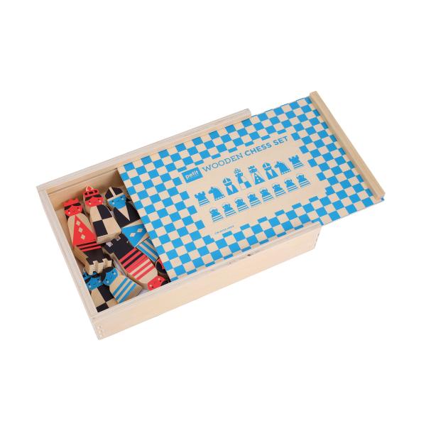 Petit Collage Dřevěné šachy -Na tahu
