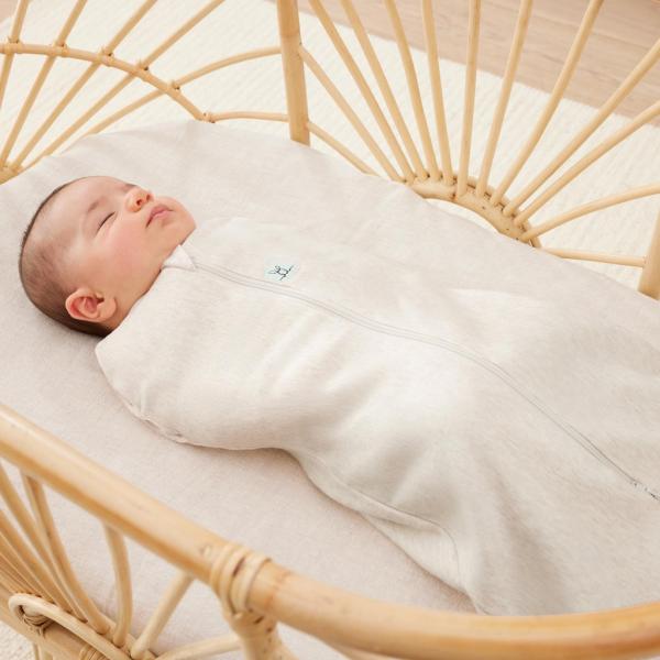 ERGOPOUCH Zavinovačka a vak na spaní 2v1 Cocoon Oatmeal Marle 0-3 m, 3-6 kg, 0,2 tog (obrázek 4)