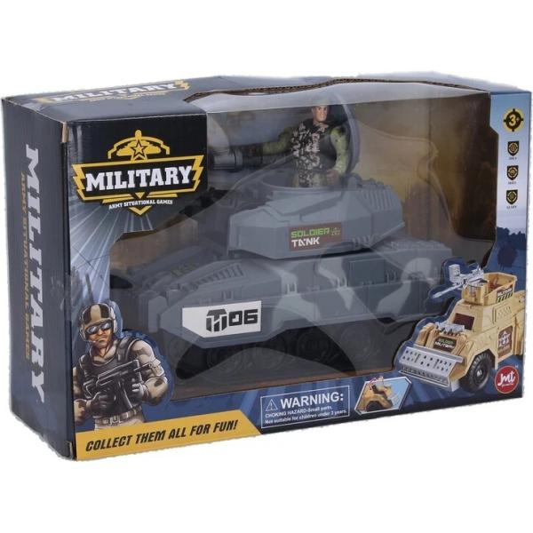 Tank střílející s figurkou