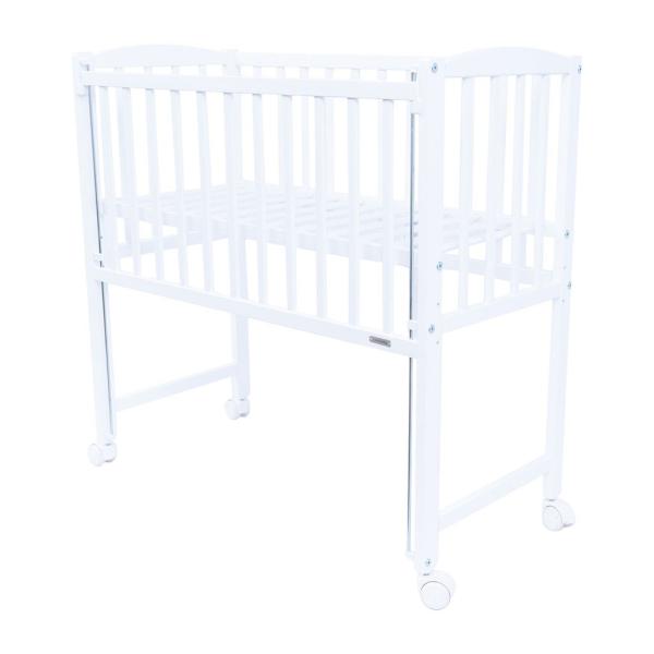 Detská prístavná postieľka New Baby MATEO 90x40 cm biela