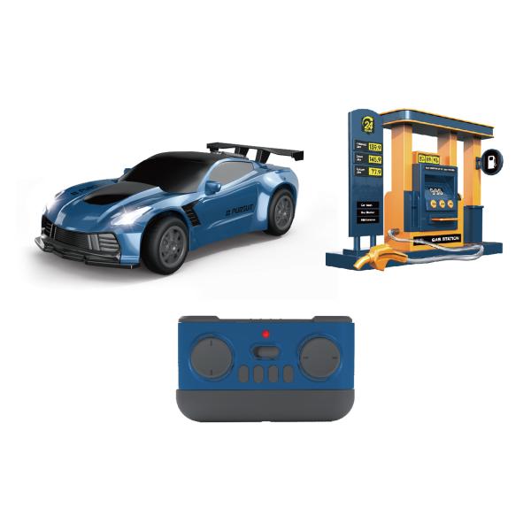 Auto s čerpací stanicí RC na dálkové ovládání 22 cm