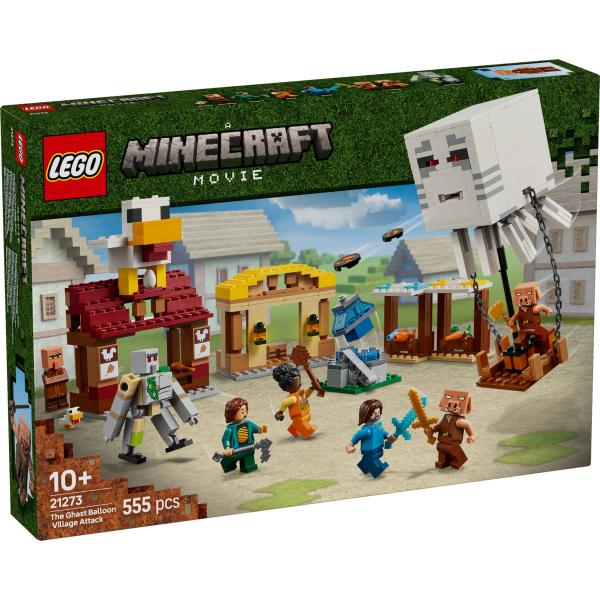 LEGO® Minecraft® 21273 Balón v podobě Ghasta a útok na vesnici (obrázek 3)