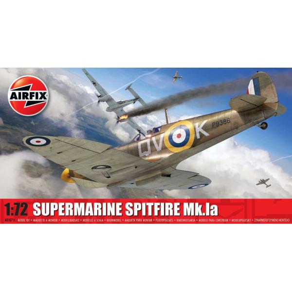 Klasický model letadla A01071C - Supermarine Spitfire Mk.Ia (1:72)