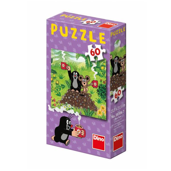 Dino Jak KRTEK uzdravil myšku 60 Puzzle