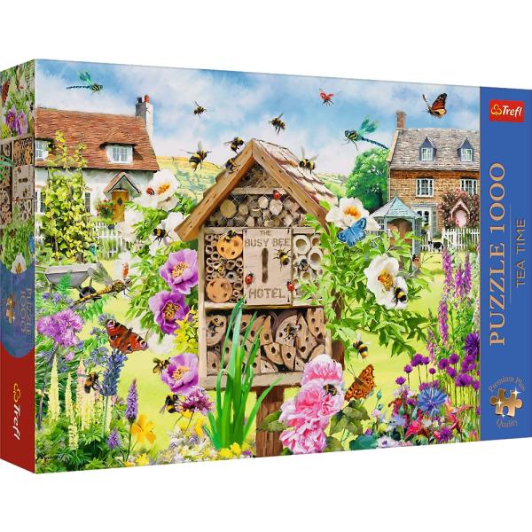 Trefl Puzzle 1000 Premium Plus - Čajový čas: Domeček pro včelky