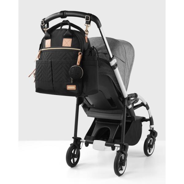 Skip Hop Taška přebalovací/batoh 6v1 Suite Set Black (obrázek 8)