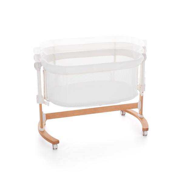 PETITE&MARS Postýlka dětská polohovatelná s funkcí kolébky Glory 2v1 Mocha Beige (obrázek 10)