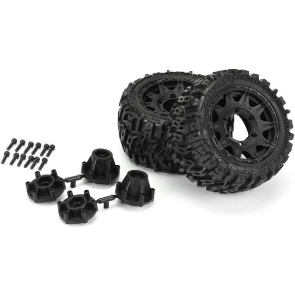 Pro-Line kolo 2.8", pneu Trencher LP, disk Raid H12 černý (2) (obrázek 3)