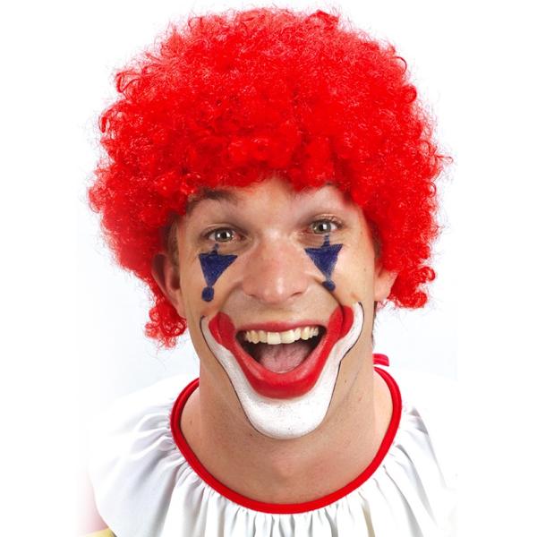 Parrucca rossa da clown