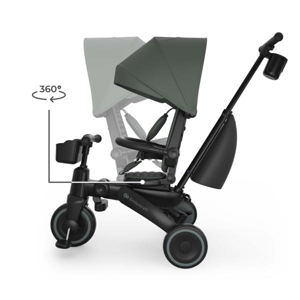 KINDERKRAFT Tříkolka Jazz 3 Green, 9m+ (obrázek 6)