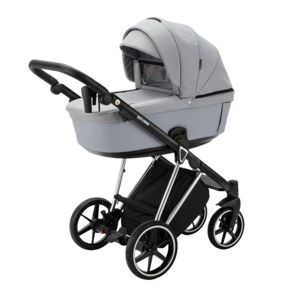 ADAMEX Kočárek kombinovaný Belissa Special Edition Grey/Silver (obrázek 3)