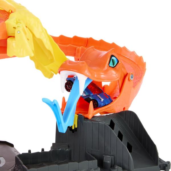 Mattel Hot Wheels City Hladová kobra útočí na pizzerii (obrázek 7)