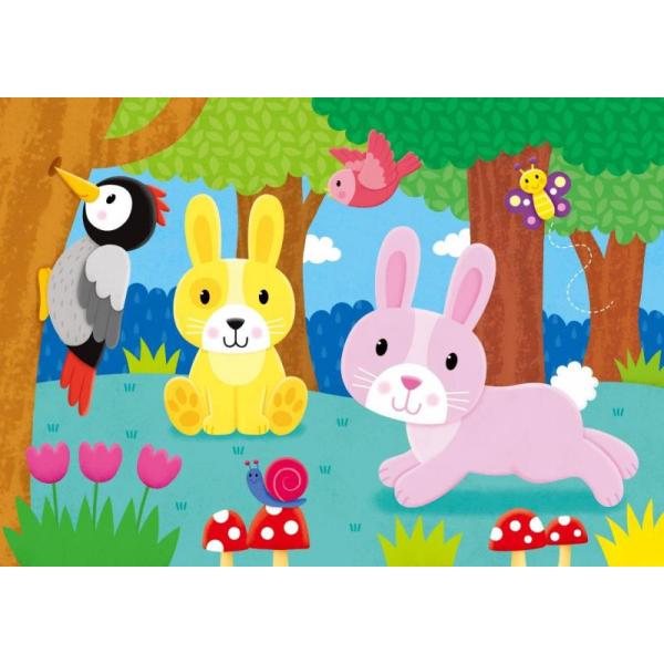 4 Puzzle v krabici - V lese (obrázek 3)