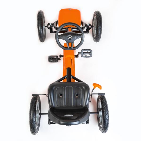 Dětská šlapací motokára Go-kart Baby Mix Buggy oranžová (obrázek 4)