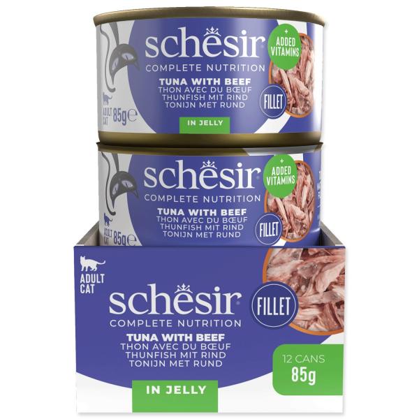 Konzerva SCHESIR kuřecí+hovězí+ryže 85g (obrázek 9)