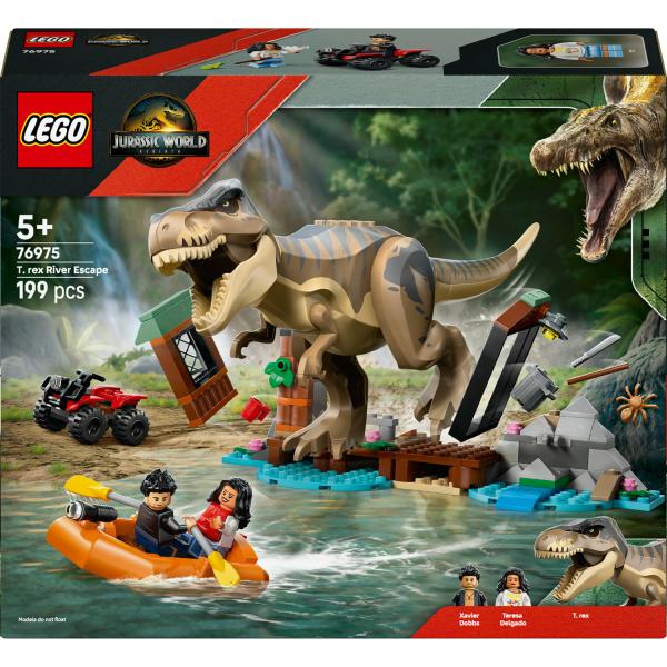 LEGO® Jurassic World™ 76975 T-rex a útek po rieke (obrázok 9)