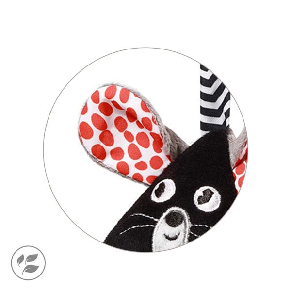 BABYONO Hračka závěsná kontrastní kolotoč Mouse 0 m+ (obrázek 8)