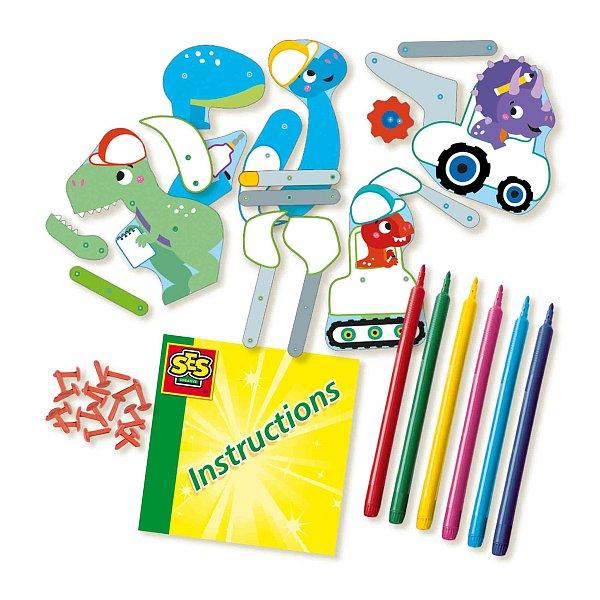 Dětské tvoření – dinosauři v pohybu