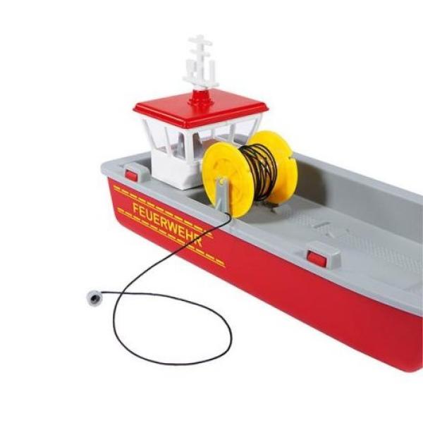 SIKU Super – člun převážející hasičské auto 1:50