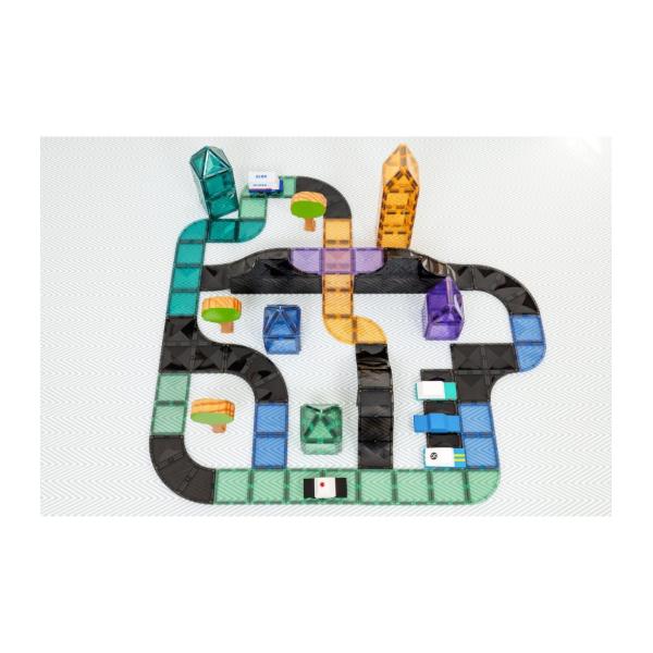 CONNETIX® Ramps & Intersections Pack magnetická stavebnice 16 ks (obrázek 3)